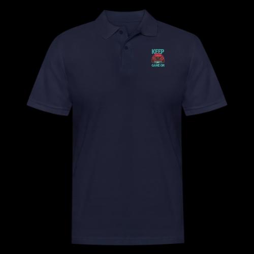 Don't Panic, Just Game On! - Men's Pique Polo Shirt