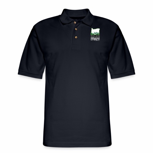 greenstateupsidedown - Men's Pique Polo Shirt