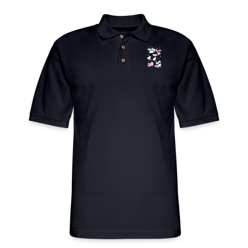 Swanky Kittens - Men's Pique Polo Shirt