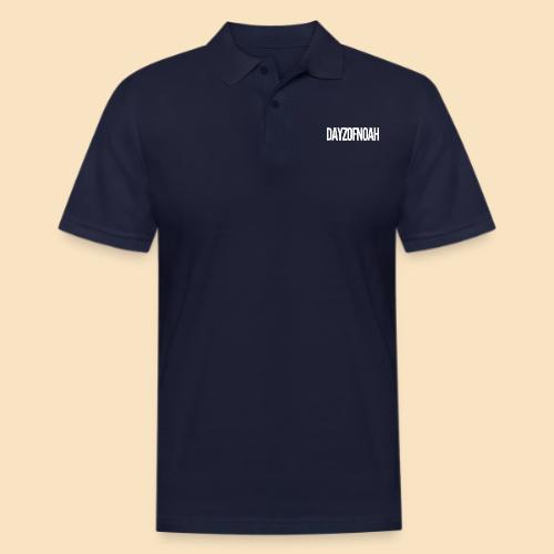 DON white - Men's Pique Polo Shirt