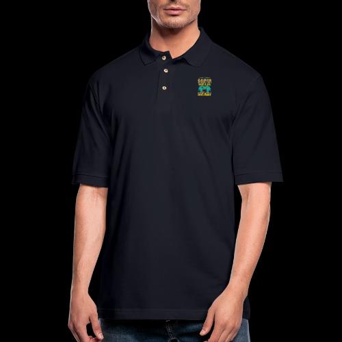 I'm A Gamer: I Choose To Have Many Lives - Men's Pique Polo Shirt