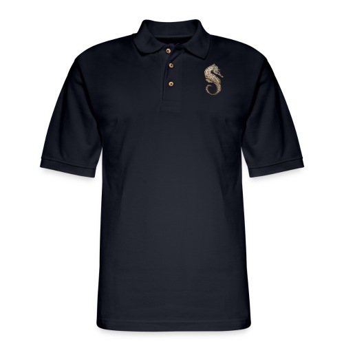 seahorse sea horse - Men's Pique Polo Shirt