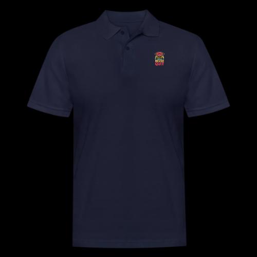 Gamers Never Quit Tee - Men's Pique Polo Shirt