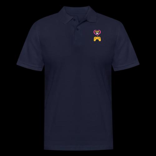 Game On! Pink Heart Controller - Men's Pique Polo Shirt