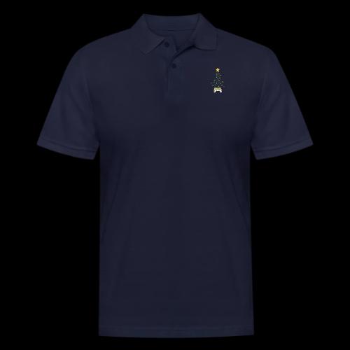 Gaming Christmas Tree Controller - Men's Pique Polo Shirt
