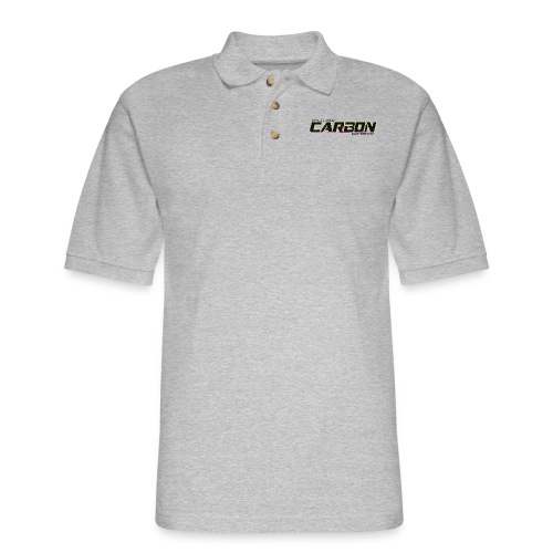 Carbon Crew front- F5J USA Tour back - Men's Pique Polo Shirt