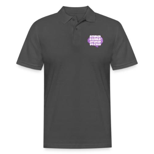 Stupid Games Stupid Prizes - Men's Pique Polo Shirt