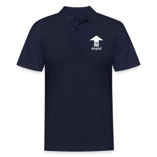 I'm With Stupid - Men's Pique Polo Shirt