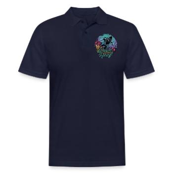 Dive into the reef - Reef - Men's Pique Polo Shirt - midnight navy - Front