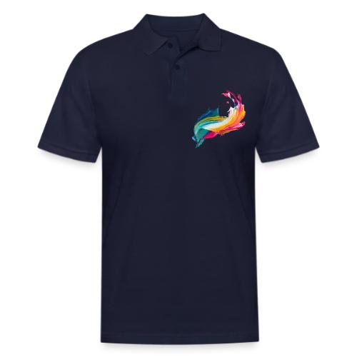 Spectrum Stream - Men's Pique Polo Shirt