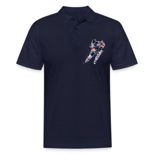 Hockey: Frozen Motion - Men's Pique Polo Shirt