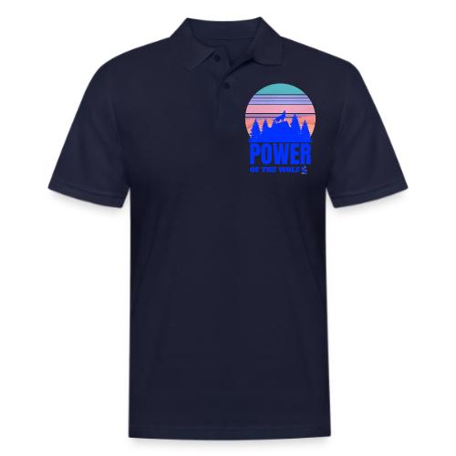 Power Of The Wolf - Men's Pique Polo Shirt