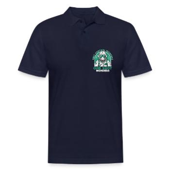 Pest Control Workers One Shot Insect Solutions - Men's Pique Polo Shirt - midnight navy - Front