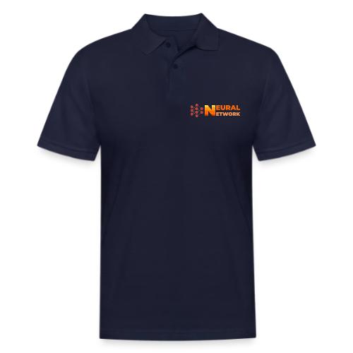 Neural Network: Digital Synapses - Men's Pique Polo Shirt