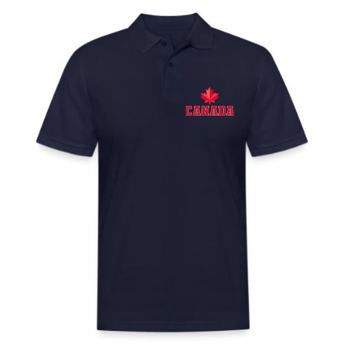 Canada with a maple leaf - Men's Pique Polo Shirt
