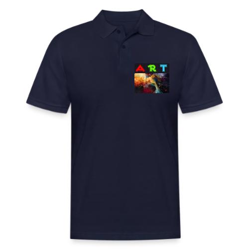 Waves of Art - Men's Pique Polo Shirt