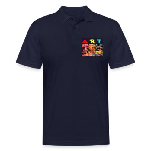 Chaotic Threads of Art - Men's Pique Polo Shirt