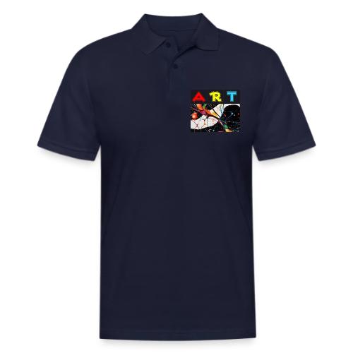 Art in Motion: Color Unleashed - Men's Pique Polo Shirt