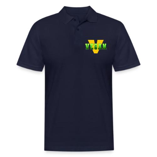Vegan Energy V - Men's Pique Polo Shirt