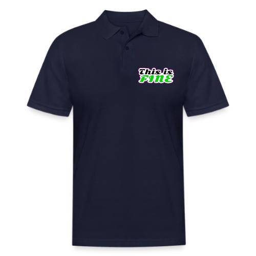 This Is Fine Balance - Men's Pique Polo Shirt