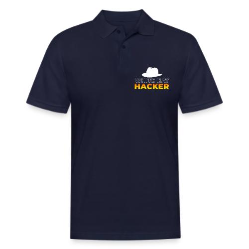 White Hat Hacker - Men's Pique Polo Shirt