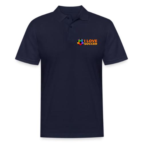 I Love Soccer - Men's Pique Polo Shirt