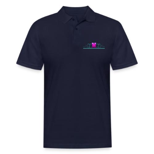 Letter N – Capital Varsity Alphabet Monogram - Men's Pique Polo Shirt