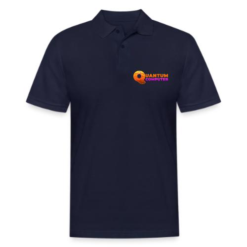 Quantum computer: Quantum Logic Unleashed - Men's Pique Polo Shirt