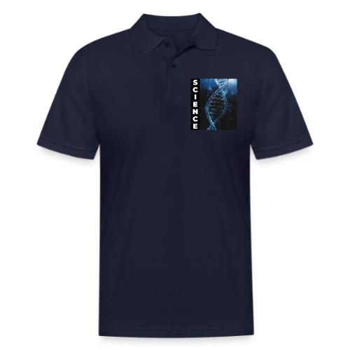 Frozen Code of Science - Men's Pique Polo Shirt