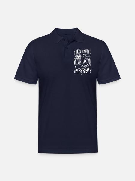 Bouncer Profession Entrance - Men's Pique Polo Shirt - midnight navy