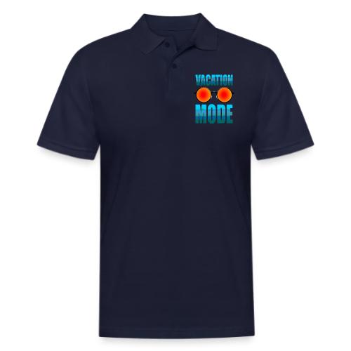 Vacation mode: Ocean Vibes On - Men's Pique Polo Shirt