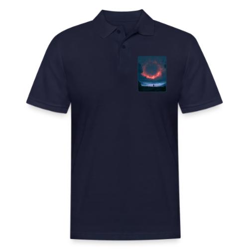 Supernova Reflection Space Scene - Men's Pique Polo Shirt