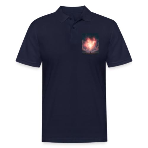 Supernova Sky Sci-Fi Artwork - Men's Pique Polo Shirt