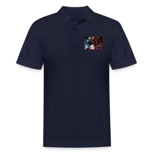 USA: Stars in Their Eyes - Men's Pique Polo Shirt