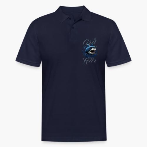 Grit over Fear - Men's Pique Polo Shirt