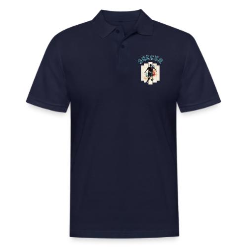 Soccer Mode On - Men's Pique Polo Shirt