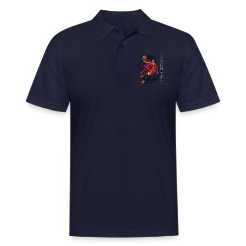 Basketball Charge - Men's Pique Polo Shirt