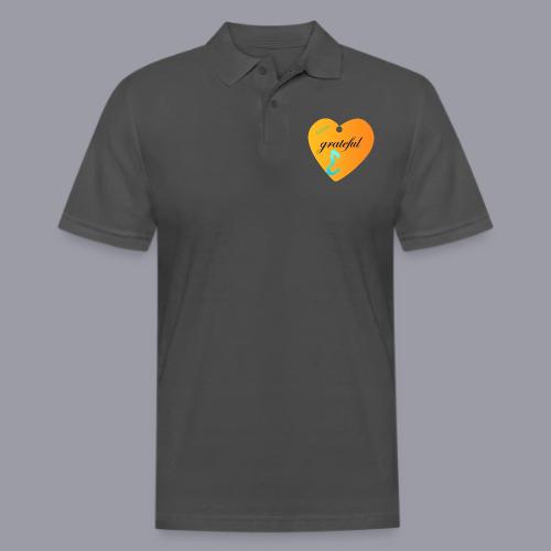 GRATEFUL - Men's Pique Polo Shirt