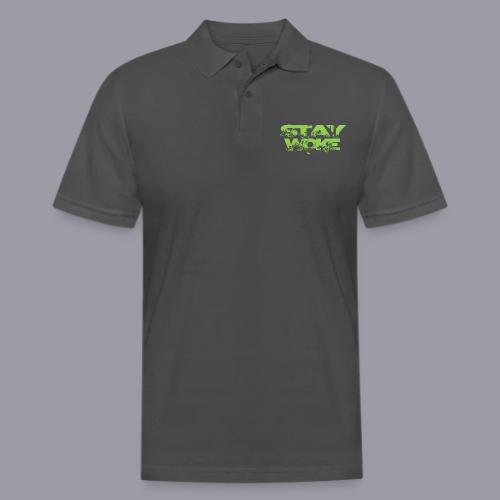 STAY WOKE - Men's Pique Polo Shirt