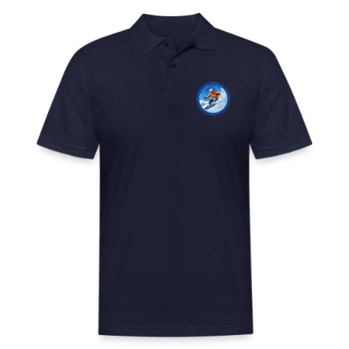 Skiing: On the Edge - Men's Pique Polo Shirt