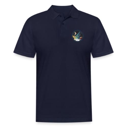Celestial Collision - Men's Pique Polo Shirt