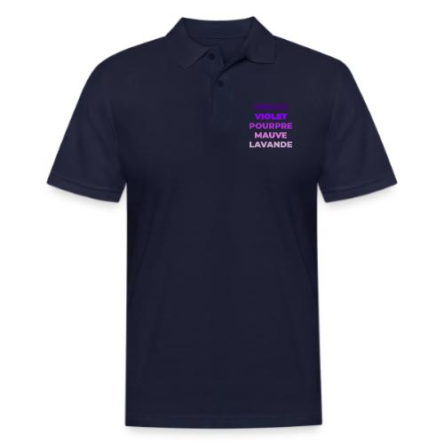 Shades of purple - Men's Pique Polo Shirt