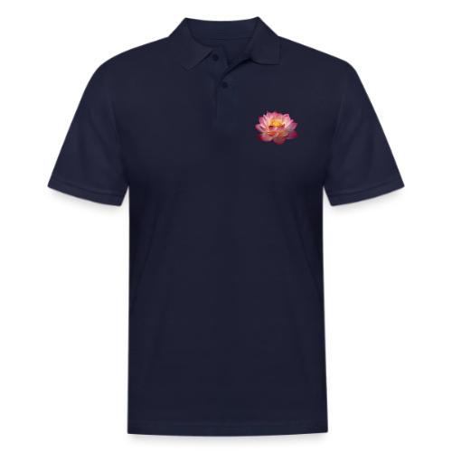 Serenity Lotus Grace - Men's Pique Polo Shirt