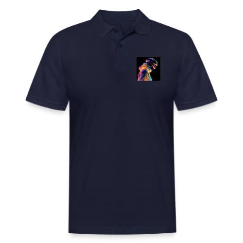 Snowboarding: Neon Gravity Ride - Men's Pique Polo Shirt
