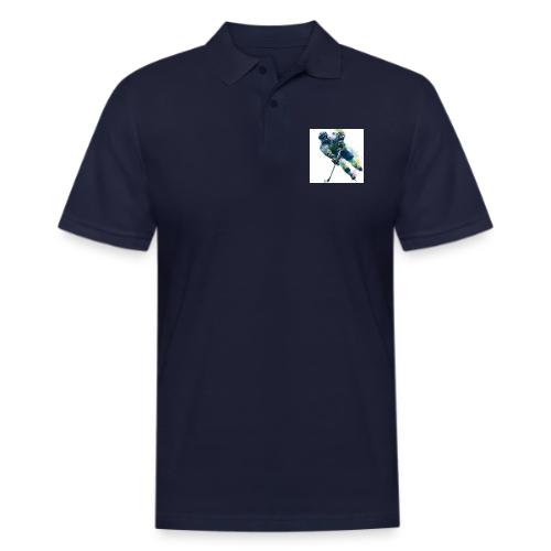 Hockey: Frozen Motion - Men's Pique Polo Shirt