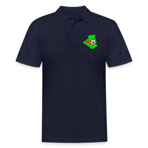 Algerian Football Fire - Men's Pique Polo Shirt