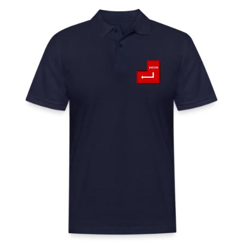 Just Press Enter - Men's Pique Polo Shirt