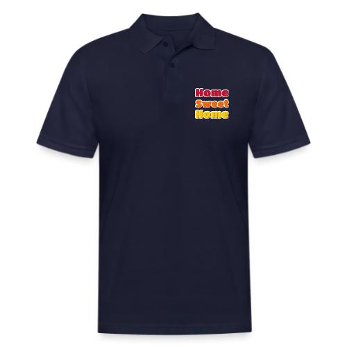 Home Sweet Home Colorful Typography - Men's Pique Polo Shirt