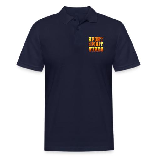 Sport Spirit Vibes Gradient - Men's Pique Polo Shirt