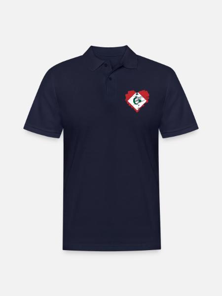 Rif Republic - Men's Pique Polo Shirt - midnight navy